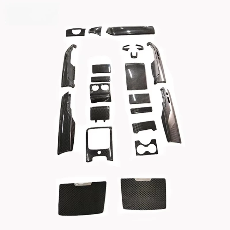 For 2018-2023 Cullinan Luxury Interiors Type B Carbon Fiber Interior Kit with LED Threshold Conversion Body Parts