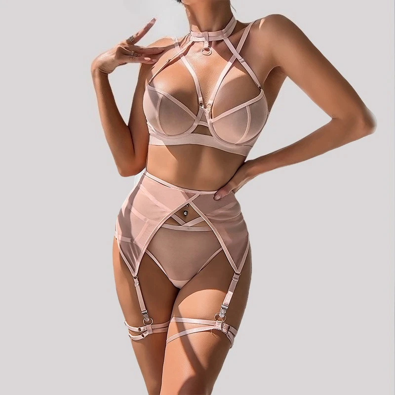 

Tornova женское эротическое белье сетчатое прозрачное лоскутное белье с открытой спиной вместе элегантный сексуальный соблазнительный очаровательный комплект нижнего белья