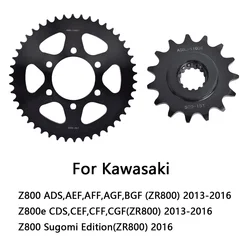520 46T 15T Front Rear Sprocket For Kawasaki Z800 ADS AEF AFF AGF BGF ZR800 Z800e CDS CEF CFF CGF ZR 800 2013-2016 Z 800 Sugomi