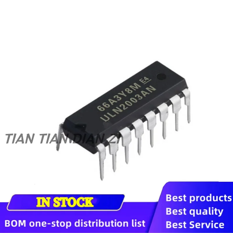 10pcs/lot ULN2003AN ULN2003APG DIP16 ic chips in stock