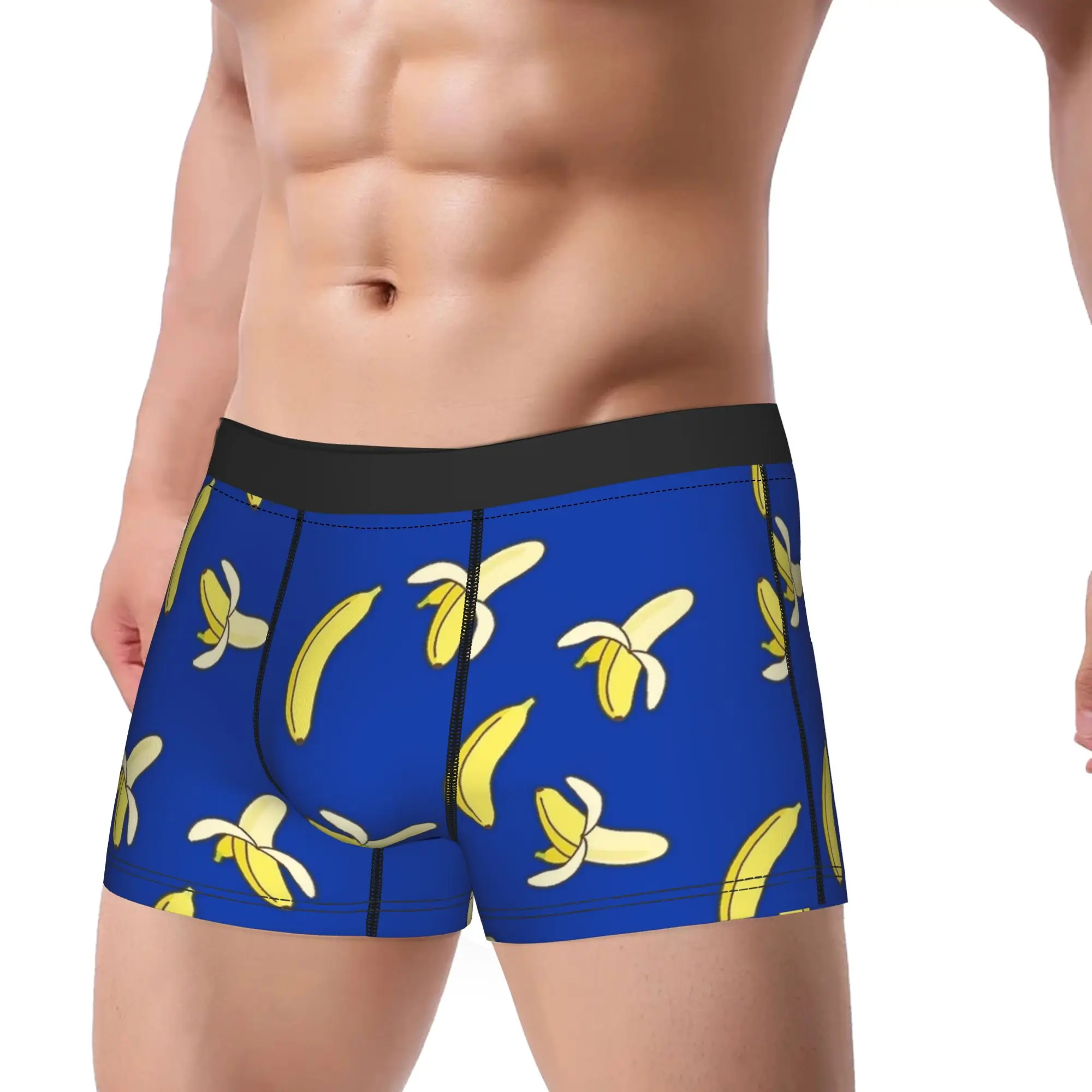 Hunter Inspired Banana Underwear  Men Boxer Brief Breathable Boxershorts Hot Sale Pattern Oversize Underpants