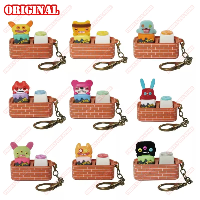 Jouets périphériques de jeu d'animation FUGGLER originaux, monstres amusants et moches, touches de clavier ESC, figurines d'action d'anime, collection de modèles
