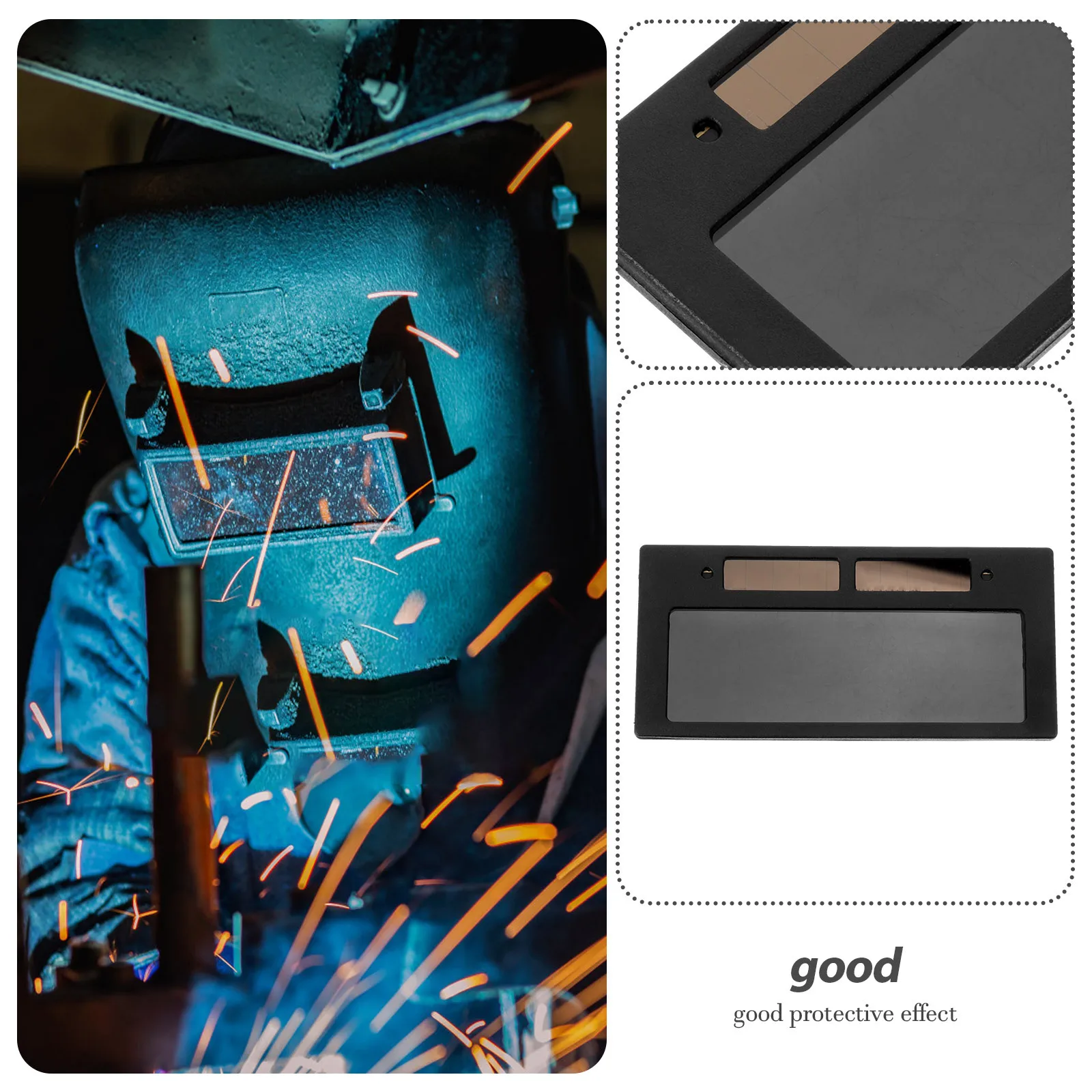 

Solar Welding Lens Replaceable Plastic Eye Protection Lens for Welding Protective Accessories Welder Parts