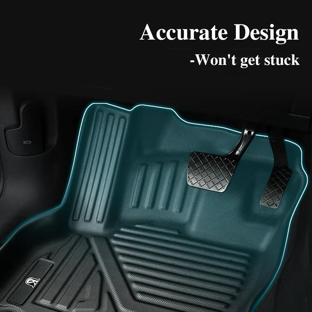 For Jaecoo J7 Chery Explore 06 2023-2024 Auto Car Floor Mats All-Weather TPE Foot Mats Odorless Pad Waterproof Tray Mat