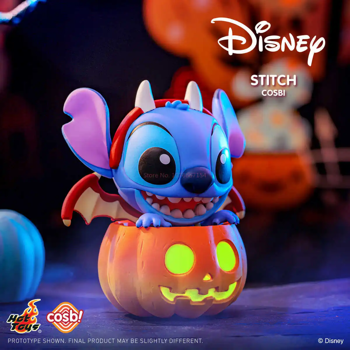 2024 Nowe gorące zabawki Disney Myszka Miki i przyjaciele Seria dyni Pudełko z niespodzianką Kawaii Cartoon Stitch Mickey Figurka Prezenty na Halloween