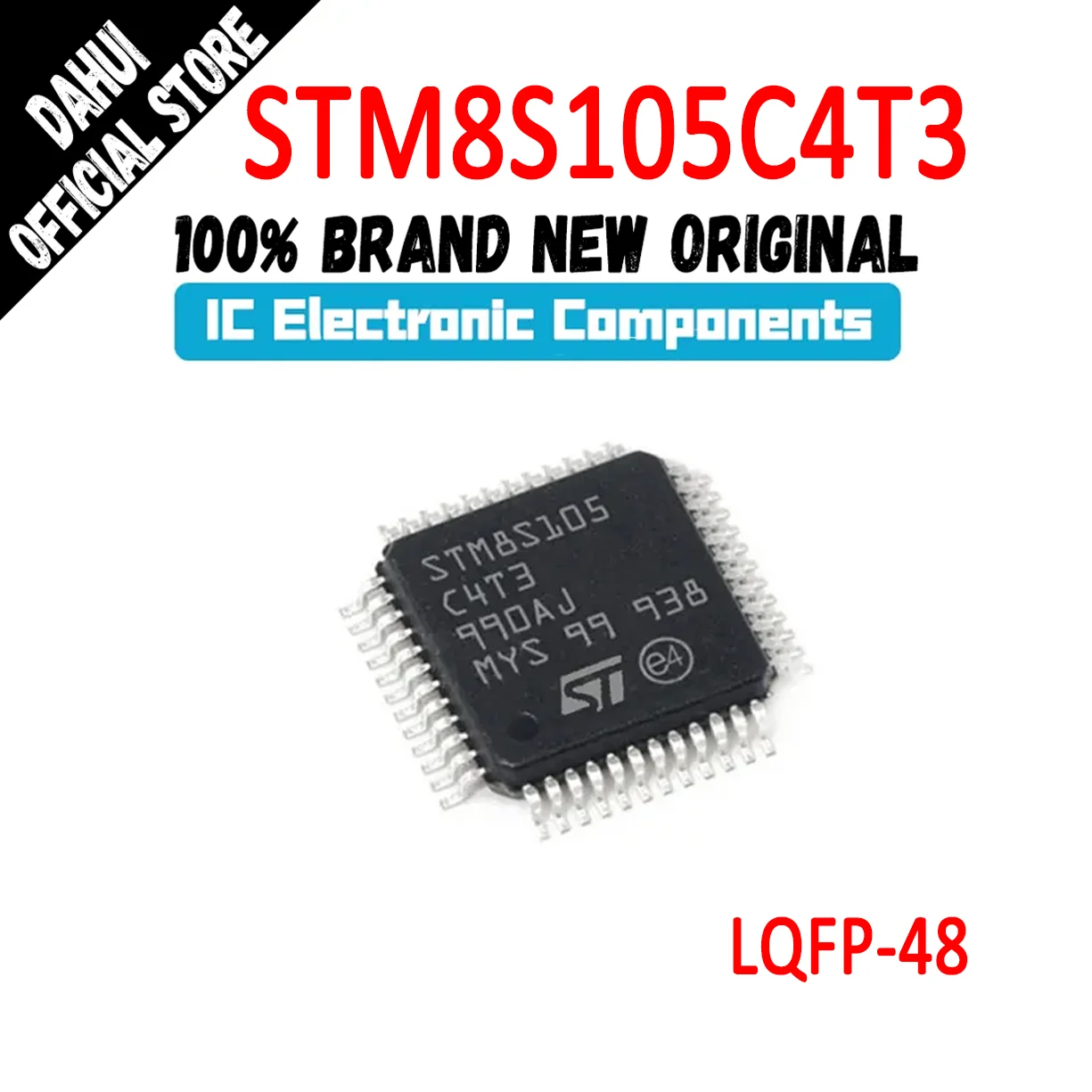 

STM8S105C4T3 STM8S105C4 STM8S105C STM8S105 STM8S STM8 STM IC chip MCU LQFP-48 In Stock 100% New Originl