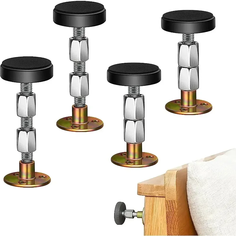 

4 шт., изголовье кровати, антивибрационная корпусная мебель, устройство для крепления устройства против падения, защита от кровати, анормальный шум и тряска