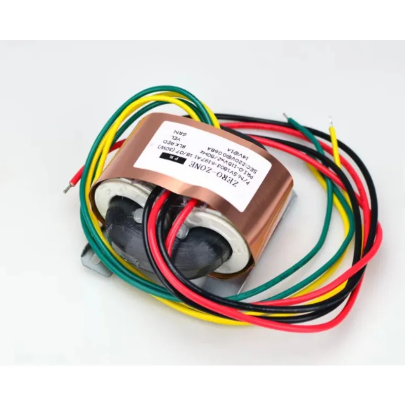 For ZERO-ZONE 30VA 30W R-core to PRT Transformer Input 0-115Vx2 or 230V Output 220V 0.068A 14V 1A