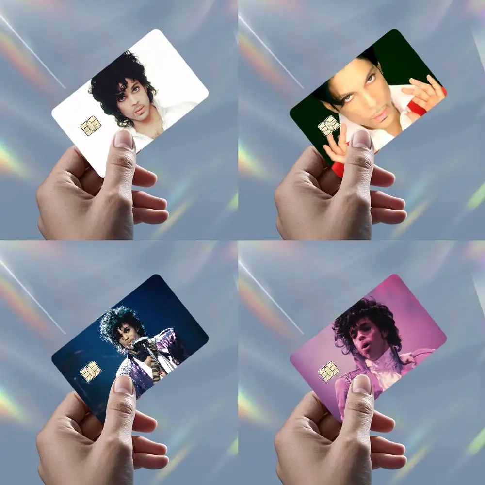 Singer Prince R-Rogers Nelson HD Waterproof Card Skins Protective Stickers for Credit Bank Game Cards