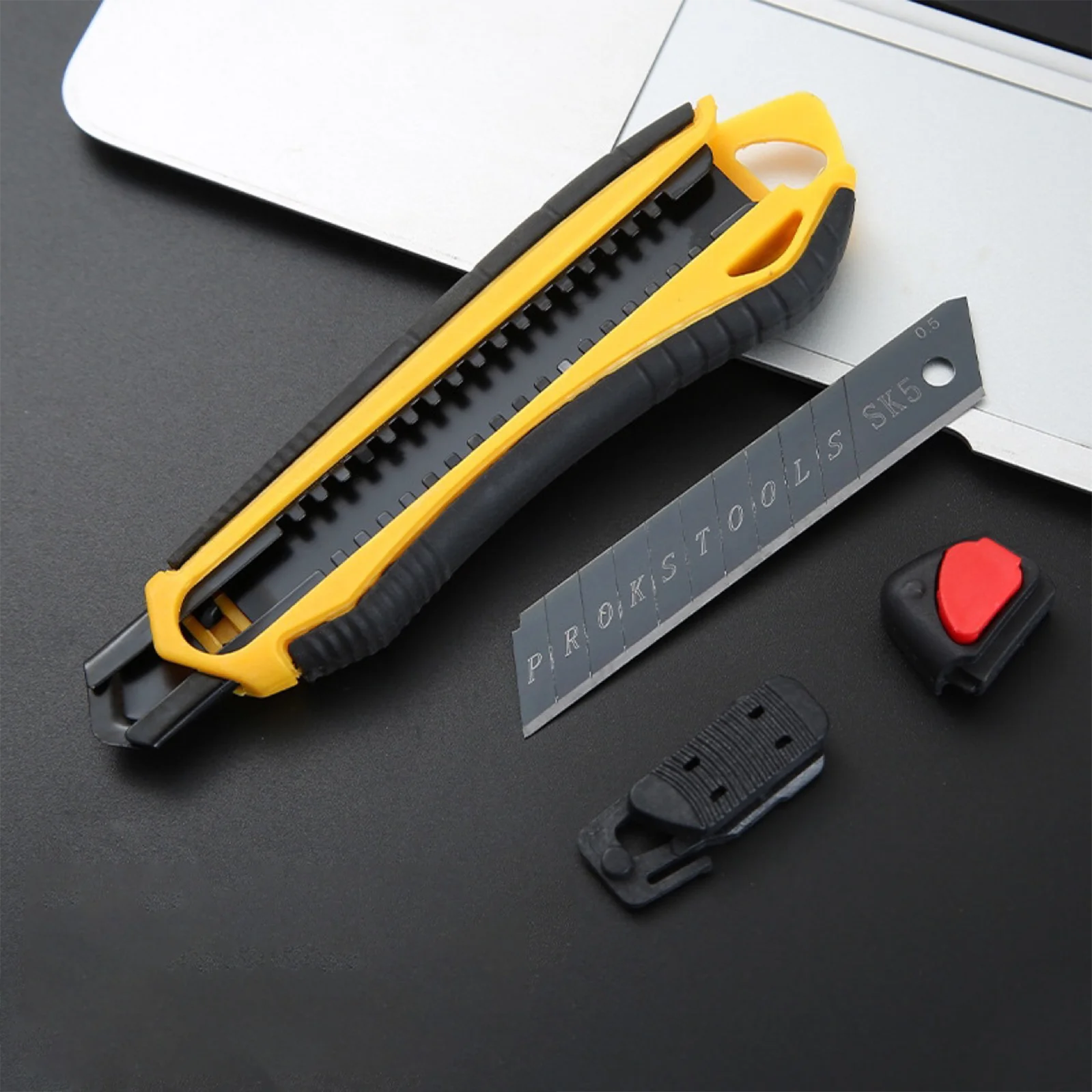 Professional Retractable Utility Knife Heavy-Duty Tool Paper Box Cutter Envelope Opener Stationery Express Knife Office Supplies