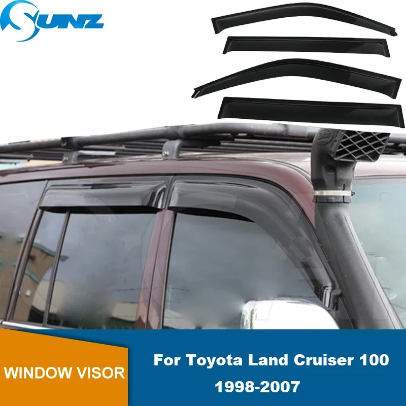 Weathershileds For Toyota Land Cruiser 100 LC100 FJ100 1998 1999 2000 2001 2002 2003 2004 2005 2006 2007 Window Visor Guards