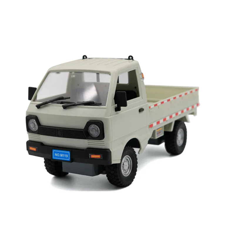 Simulação de controle remoto caminhão com baterias recarregáveis, RC Van modelo brinquedo, carro infantil, uso para meninos, presentes infantis, 1:16