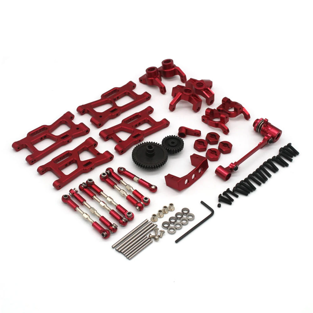 

Upgraded Metal Parts Set for Wltoys 144001 144010 144002 124017 124019 1/12 1/14 RC Car Vehicles Model Spare Accessories