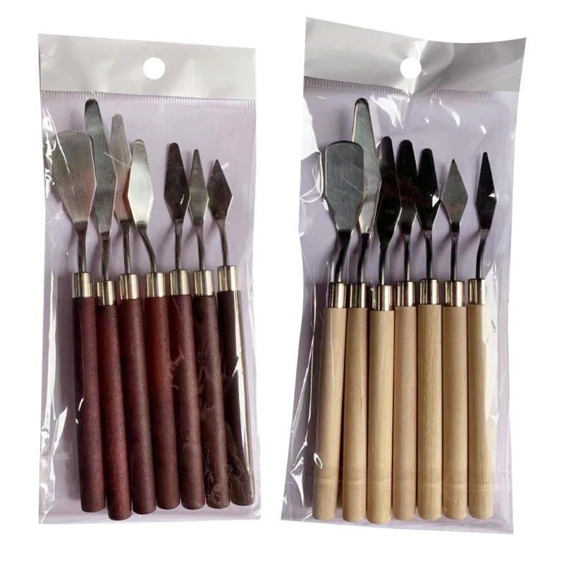 Oil Painting Knife Spatula Knife Color Mixing Tool for Home Office