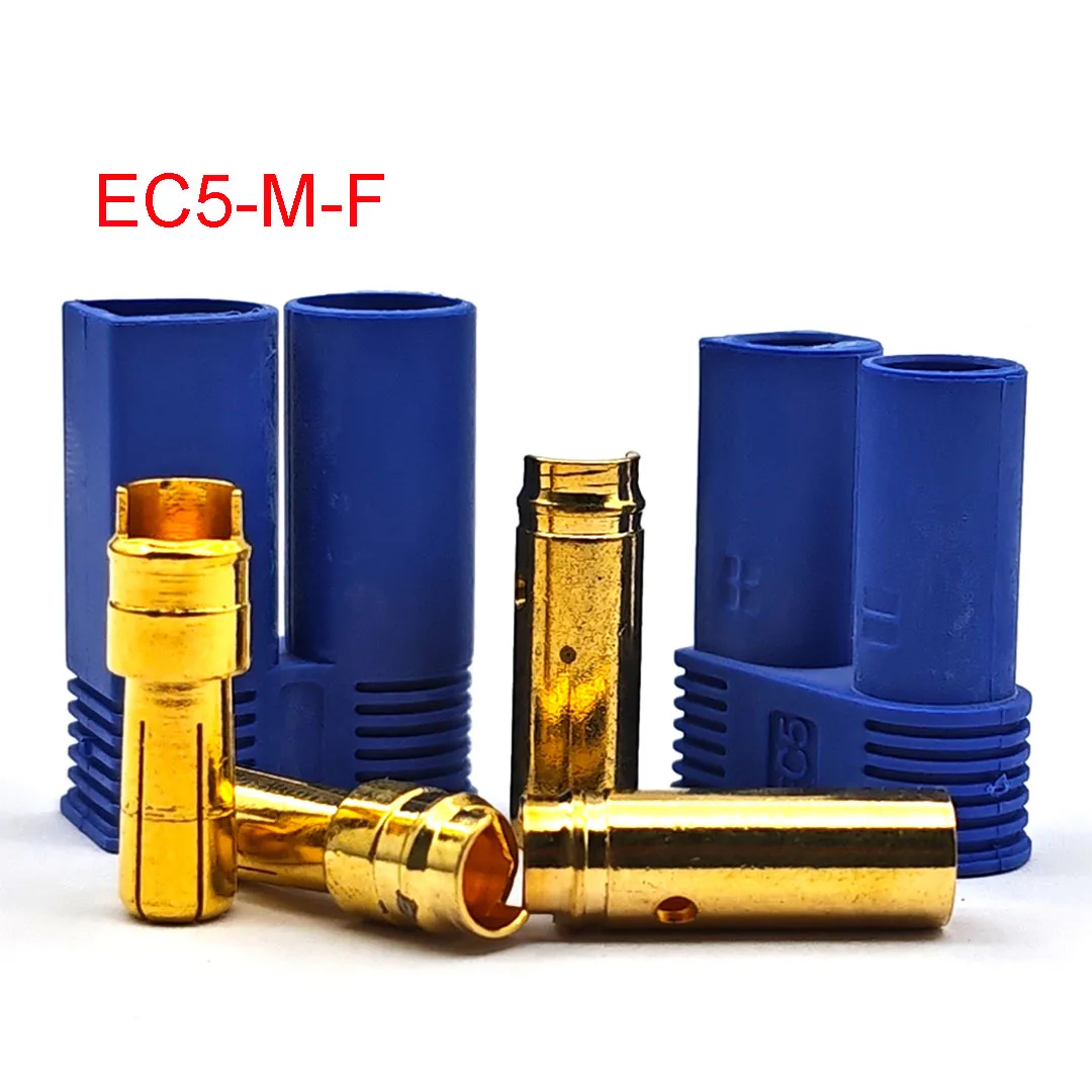 EC5 Разъем типа «банан» «мама» + «папа» для батареи/двигателя RC ESC LIPO