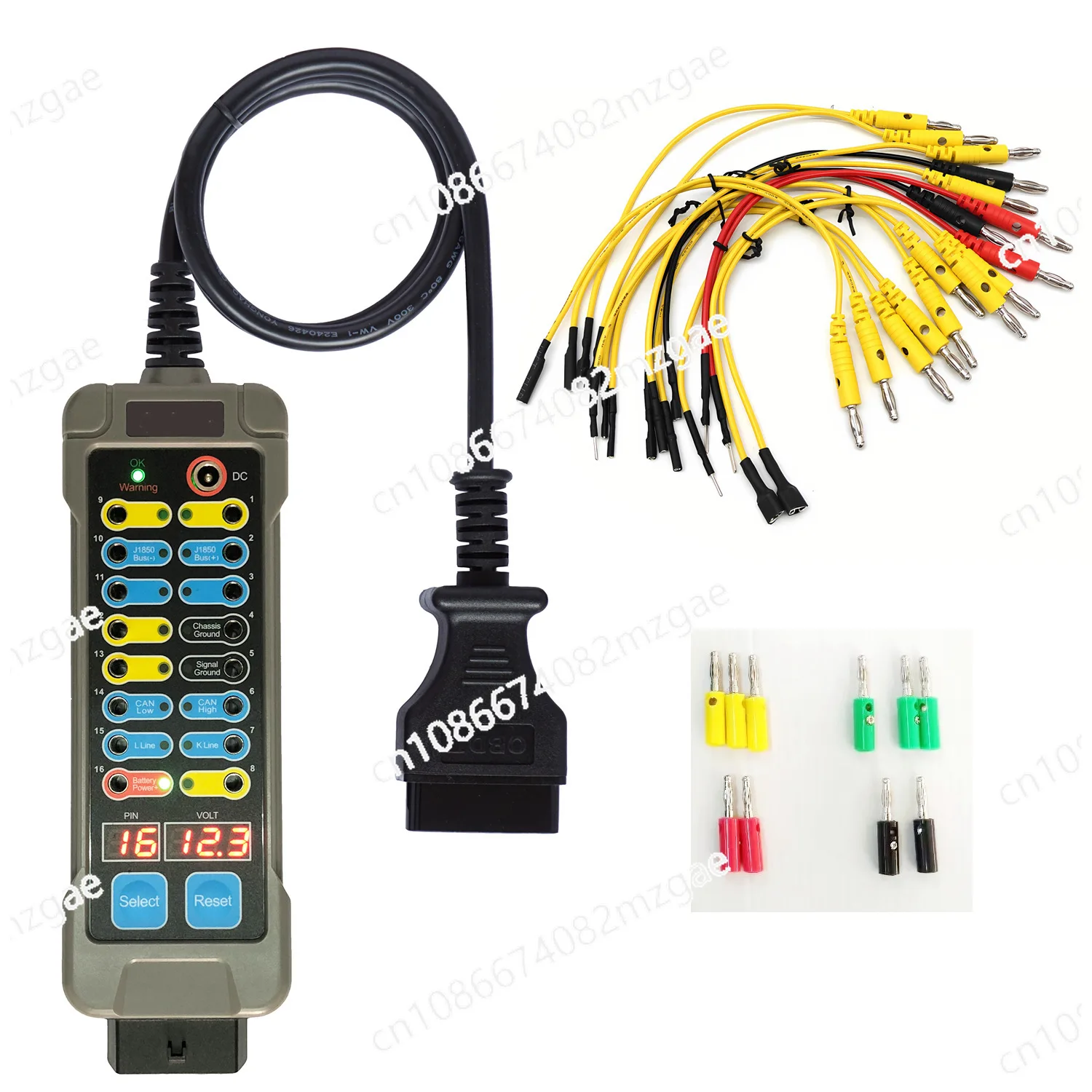 Universal OBD Jumping Box Tester Automobile Motorcycle Heavy Truck Excavator Circuit Maintenance Diagnostic Engineer