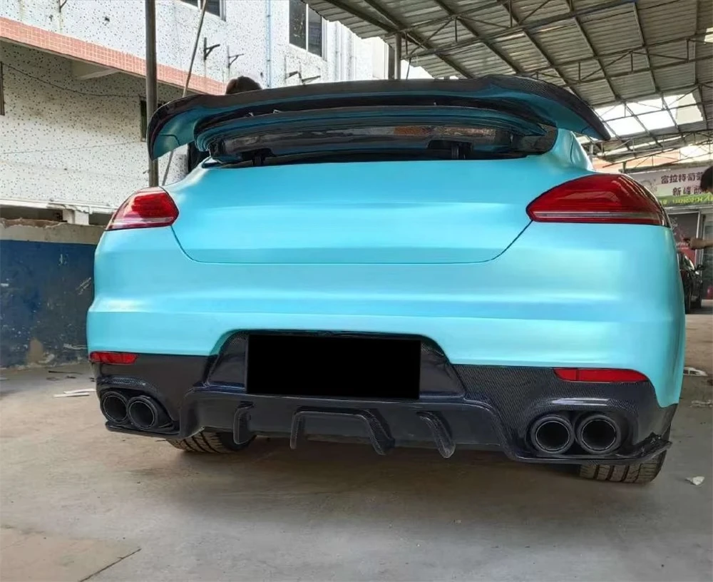 for the 2014-2016 Panamera 970.2 Upgraded Forged Carbon Fiber A-style Rear Diffuser Body Kit