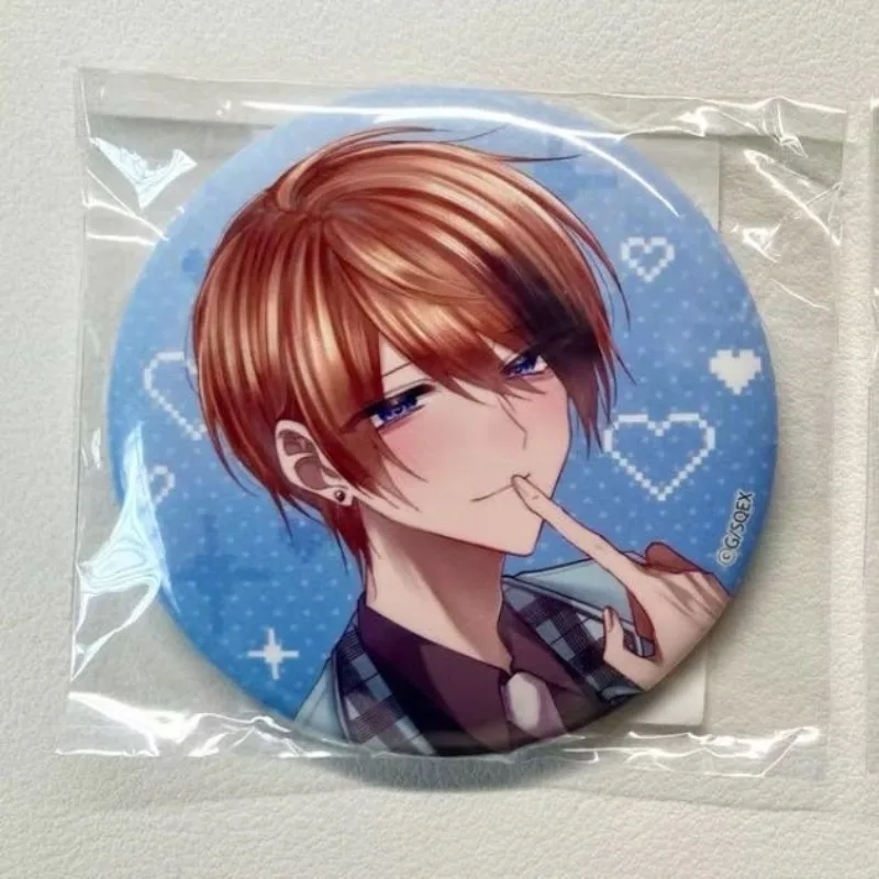 Kasurihhi Tin Button Badge Nakahara Rito Kasuga Mikado Fan Merch Gift Handmade Craft Supply School Bag Accessory Jacket Pin