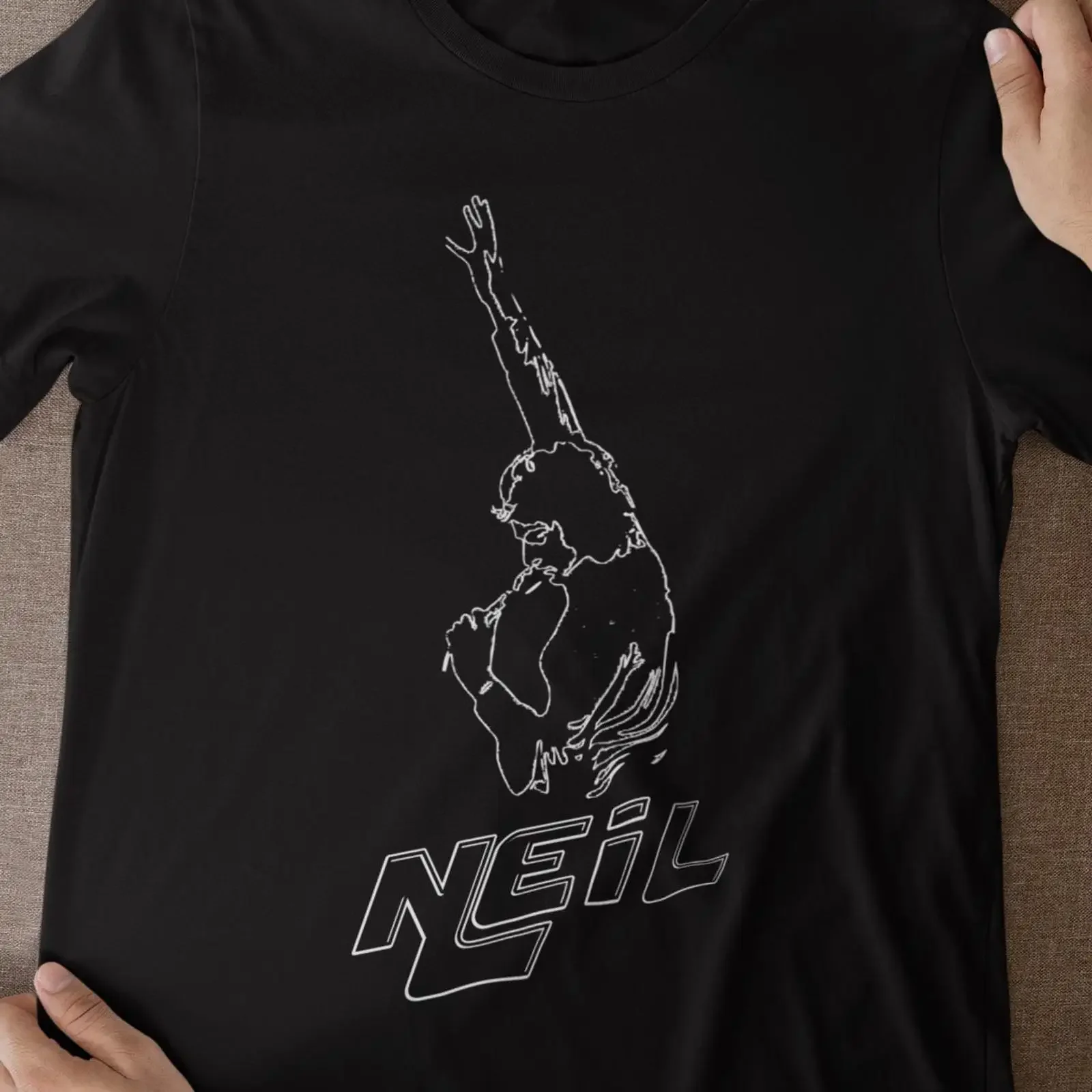 Vintage Neil Diamond T Shirt Retro Classic Rock amp Roll Concert Merch vintage Washed streetwear homme Top For Everyday Wear