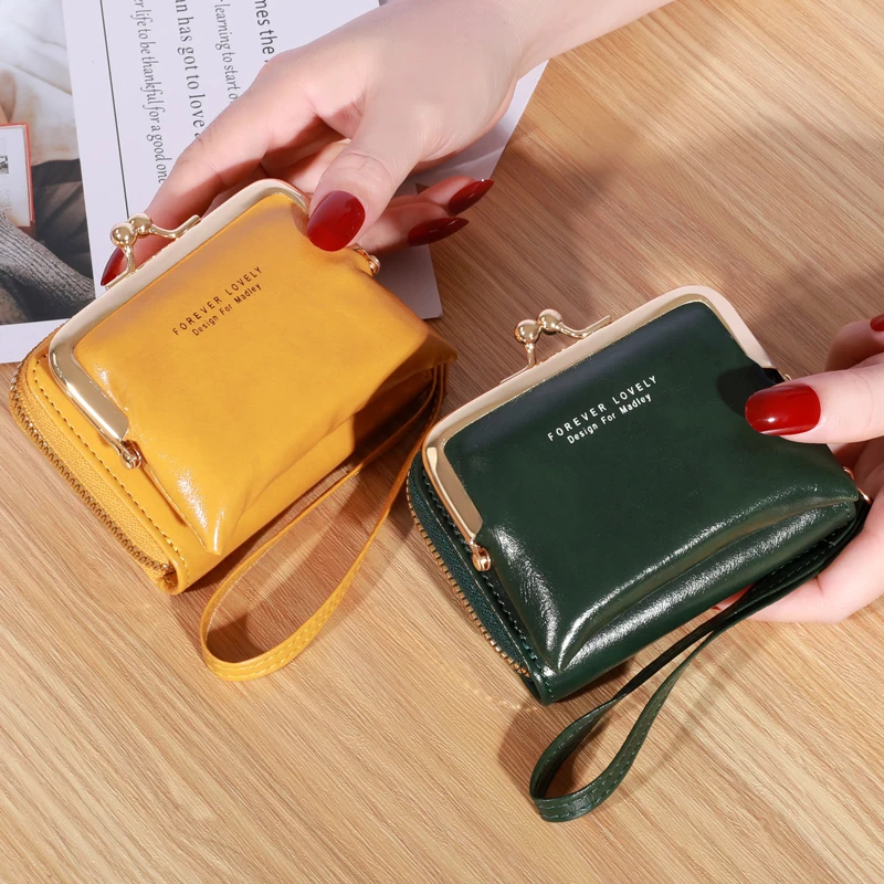 2023 Trendy Design Women's Wallet Small Shoulder Strap Card Holder Mini Bag