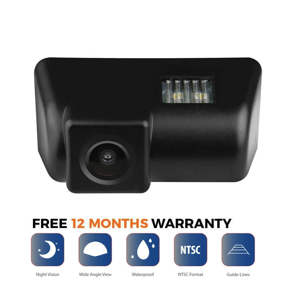 iPoster Direct Fit Rear View Reversing Reverse Camera Backup With LED Light For Ford Transit Mk7 Connect
