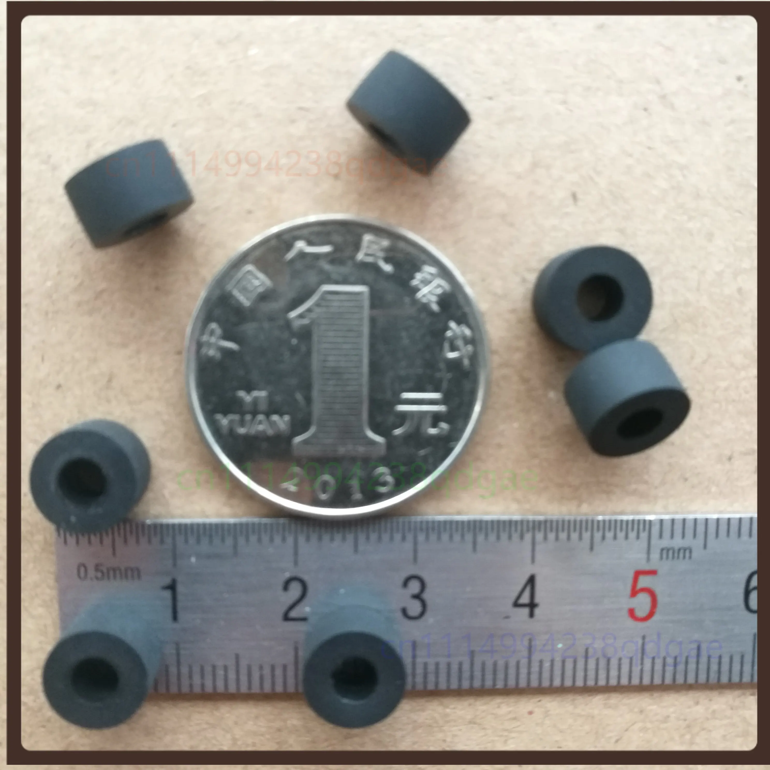 1PCS Rubber Sleeve Shock Absorbing Bushing ID4mm OD8.5mm H5mm Rubber Ring Rubber Product Replacement Parts