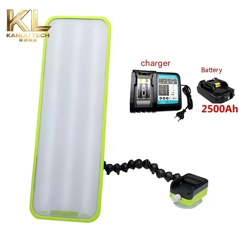 Battery‑Powered PDR LED Leveling Light Stepless Dimming Car Body Dent Pit Detection Lamp Paintless Dent Removal Auto Repair Tool