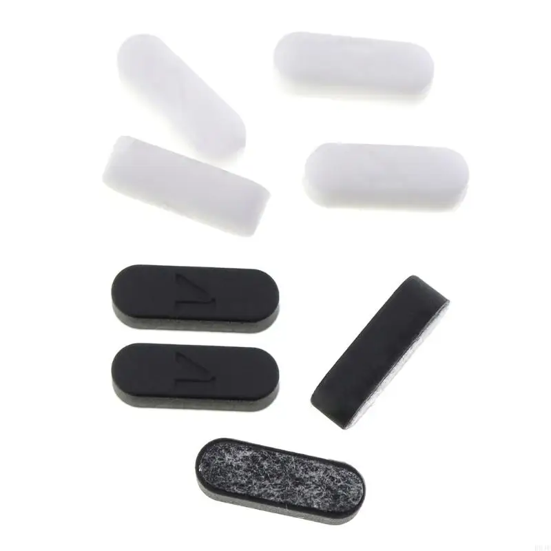 

R9JE Pack of 4pcs Host Rubber Feet Non-slip Foot Cover Mat Replacement Part for XB 360 X Consoles