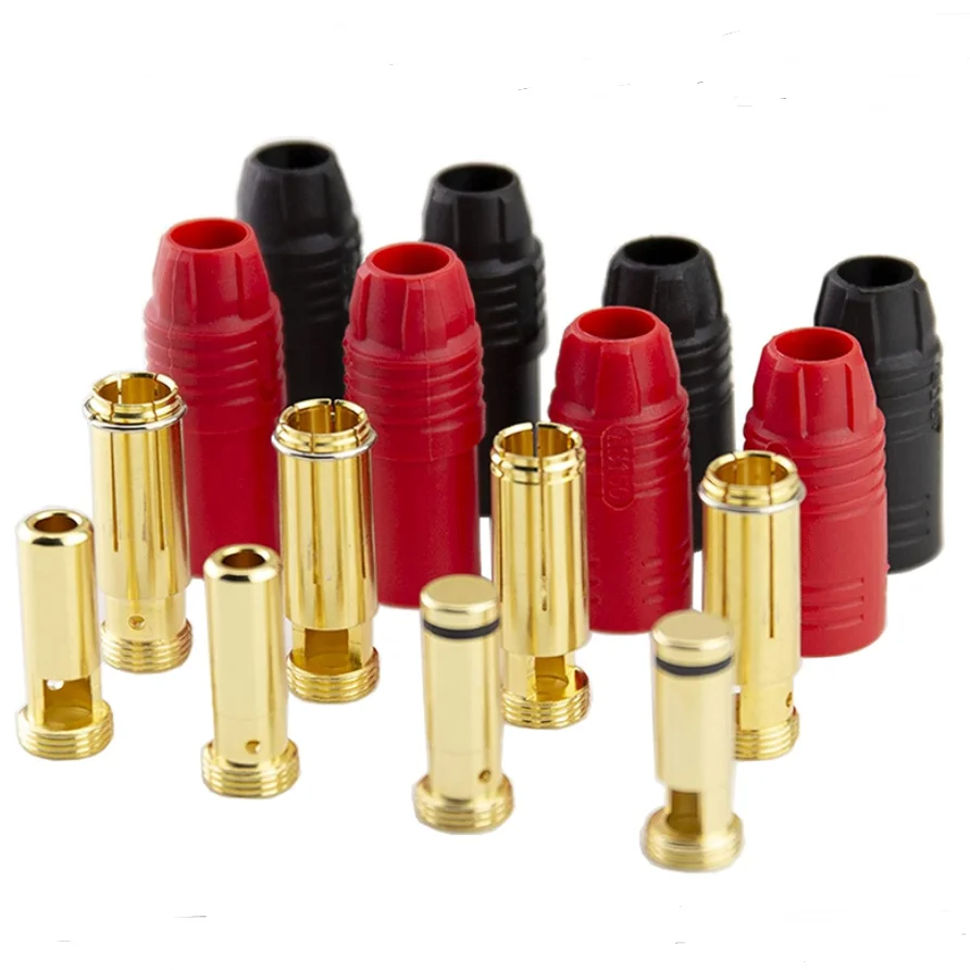 1/2/3 Sets Amass 150A Gold Plated AS150 Connector 7mm anti spark plug for RC Battery Charger Motor ESC Planes Cars Boat