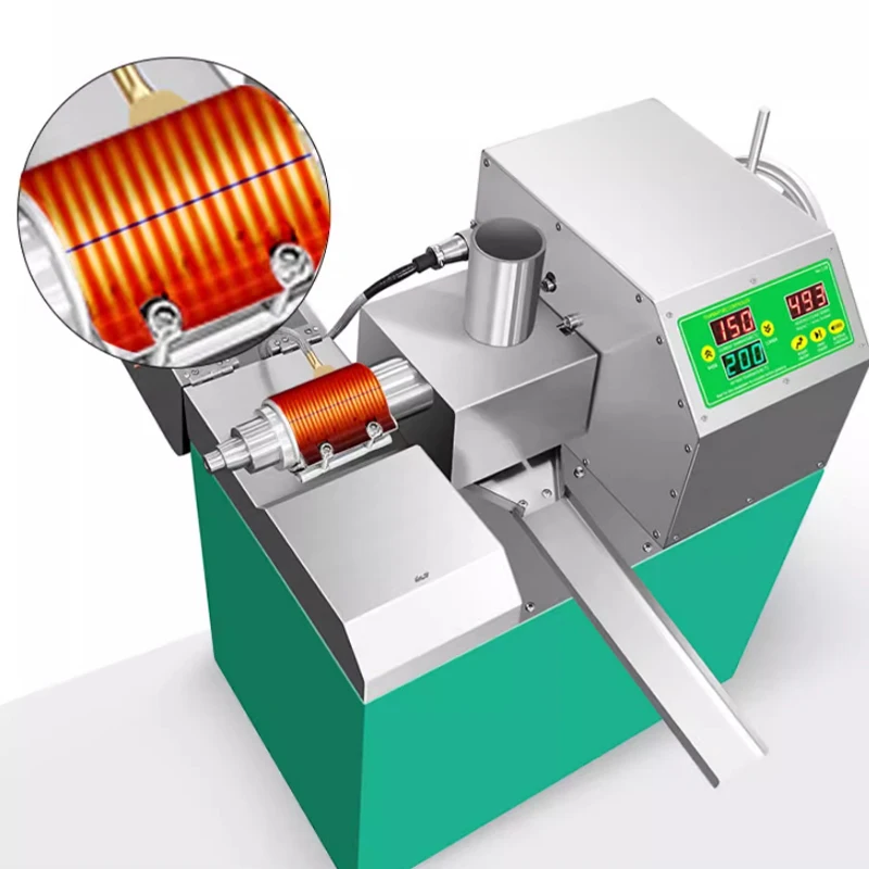 Electric Oil Press Machine Commercial Small Hot Cold Oil Extraction Machine 220/110V Full Automatic Stainless Steel Oil Press