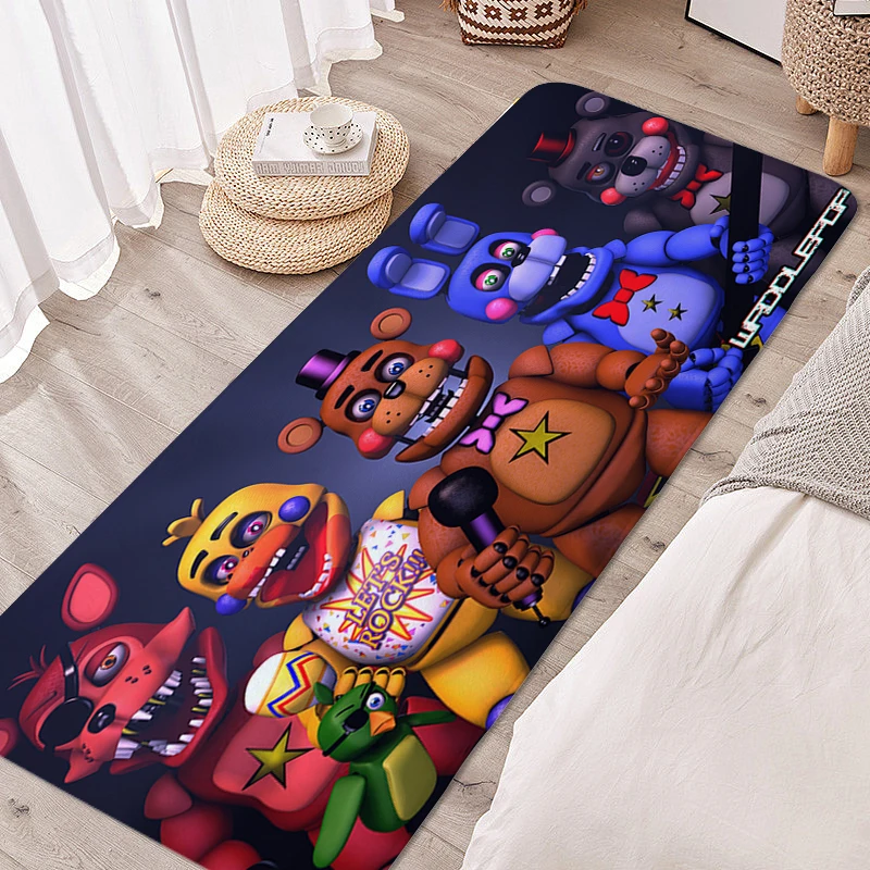 Bathroom Rug Five N-Nights at F-Freddy´s Bedroom Carpet Entrance Door Doormat Game Room Veranda Floor Mat Kitchen Accessories