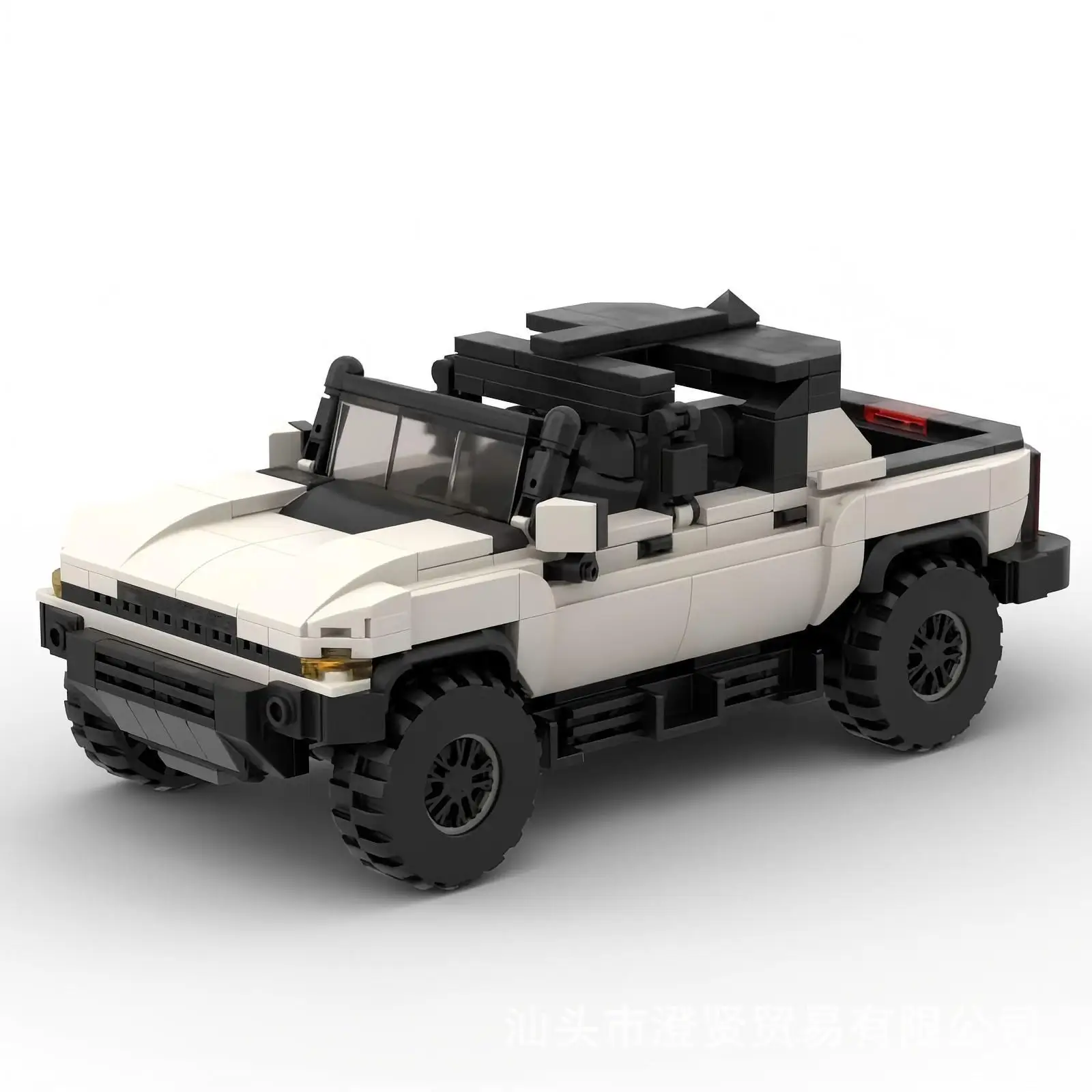 

Hot Bricks GMC Hummer EV Racing sports car SUV Vehicle Championed Racer Building Blocks Car Creative Garage Toys Boys