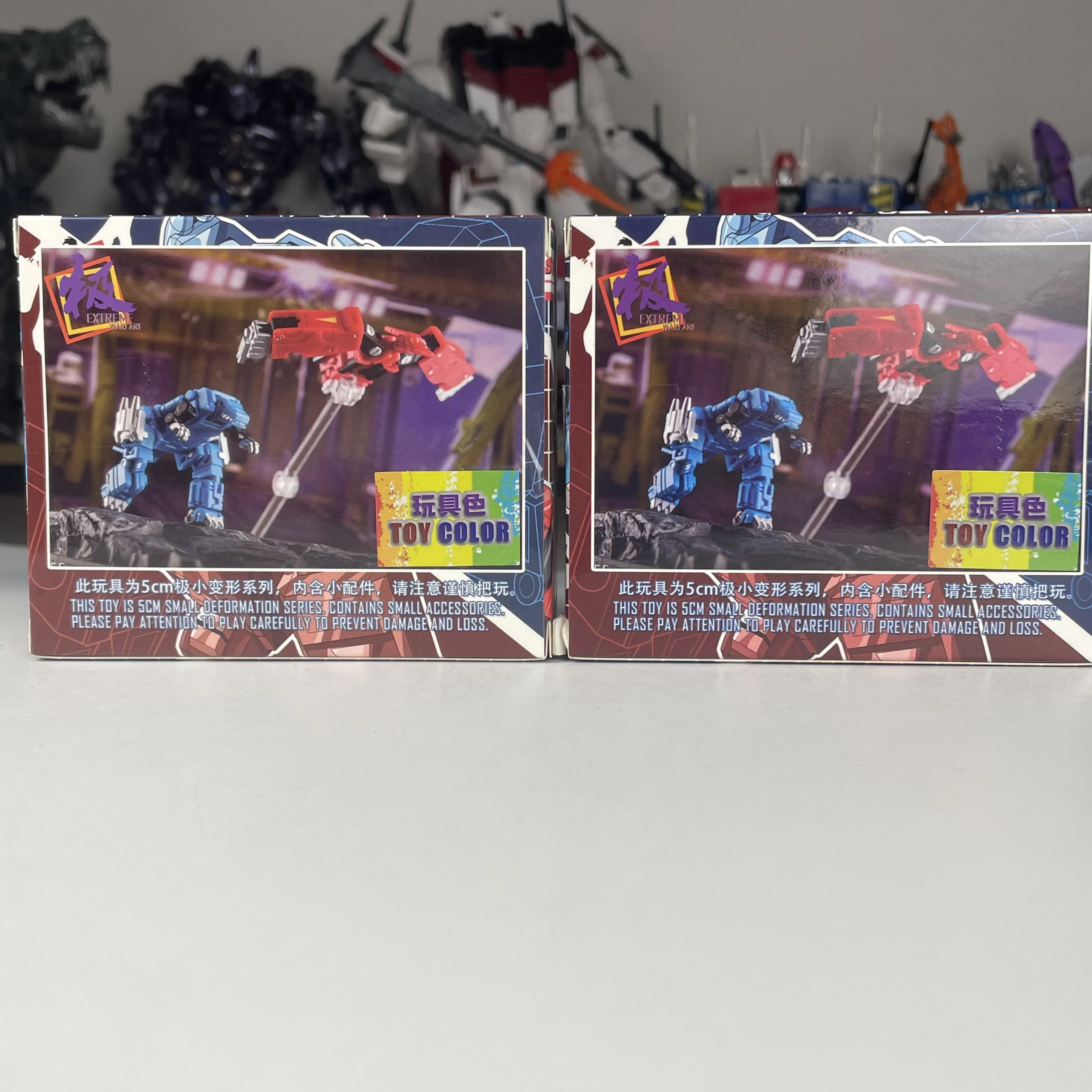 Dr Wu Transformation DW-E55T 초음속 폭발 충격파 소규모 데시벨 미니 마그네틱 테이프 장난감 액션 피규어