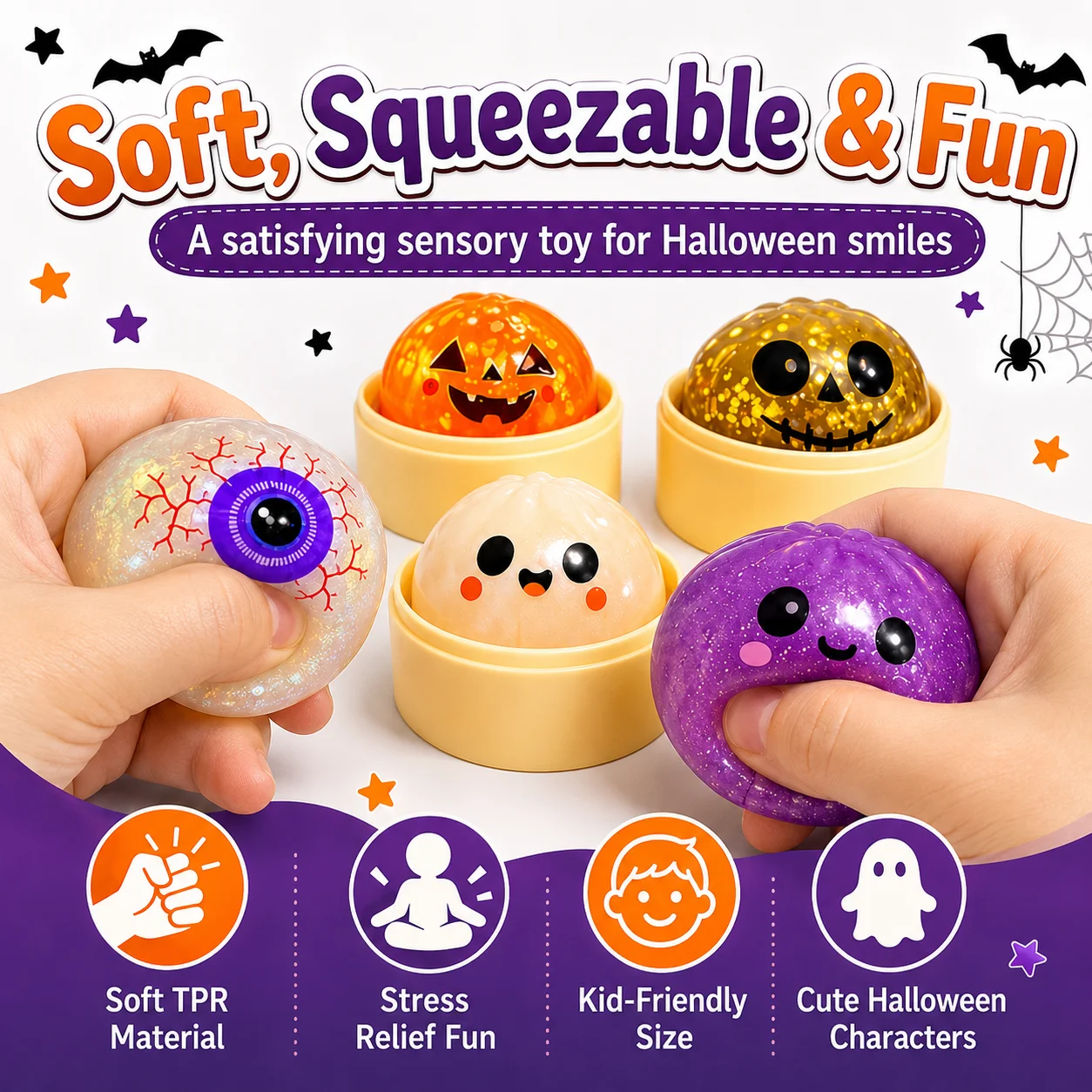Halloween Dumpling Squishy – detail image 4