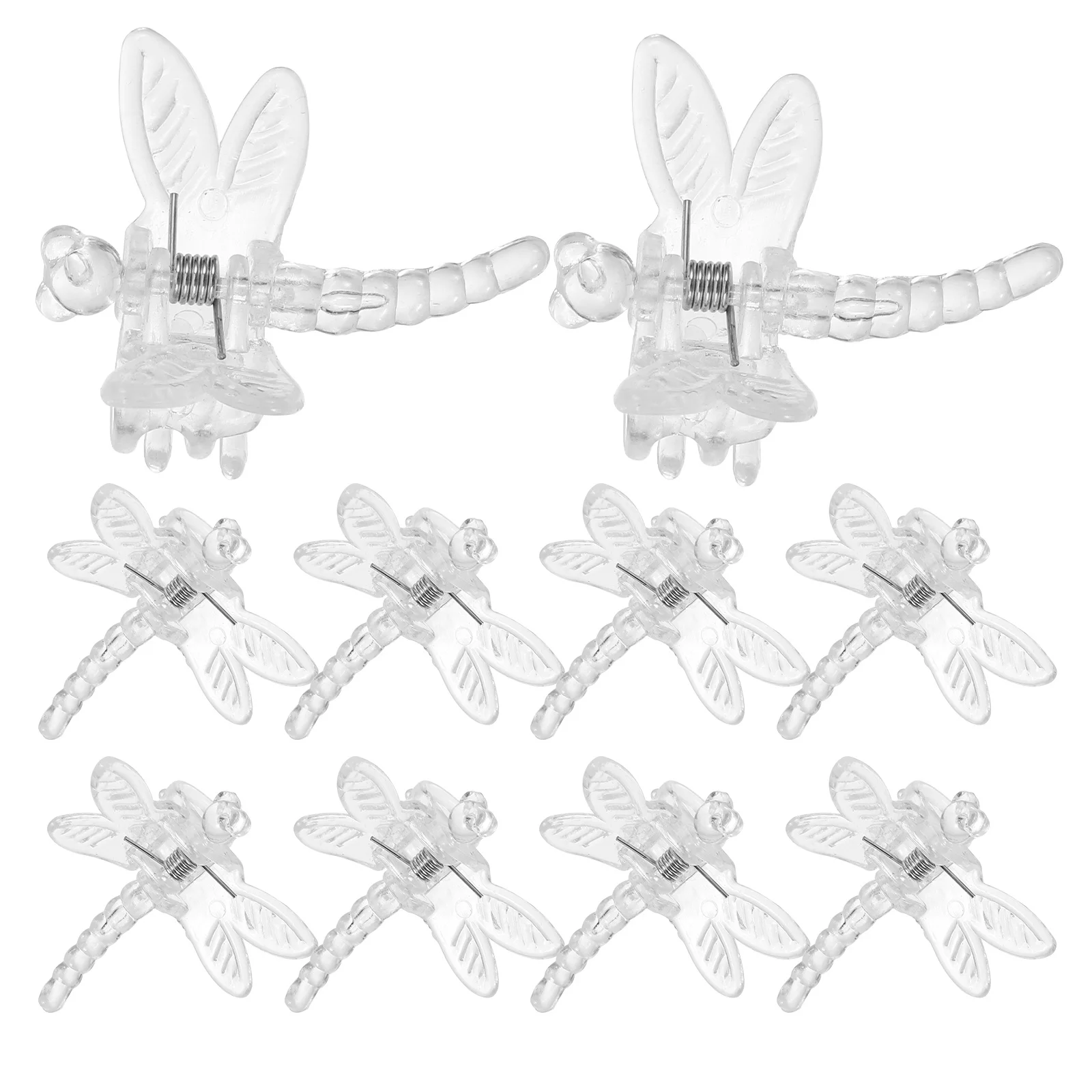 10 قطعة مقاطع الأوركيد واضح نبات صغير الجذعية دعم مقاطع لنباتات الحديقة لا ضرر تثبيت سريع الكرمة الخضروات الطماطم الفاصوليا