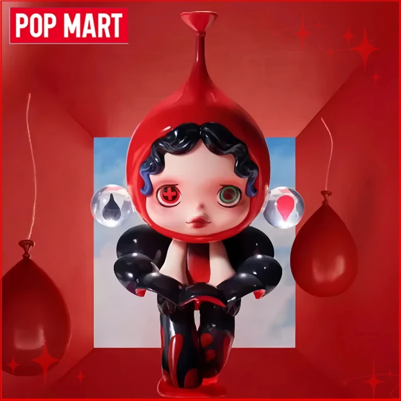 POP MART SKULLPANDA صورة سلسلة الواقع صندوق أعمى تخمين حقيبة عمل الشكل عيد الميلاد السنة الجديدة هدية