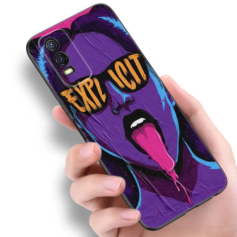 Hot Girls Sexy Twerk Black Phone Case For V27 V30 Pro V29e Y27 Y55 Y78 5G Y02S Y15S Y17S Y21S Y22S Y33S Y76S Y16 Y35 Y36