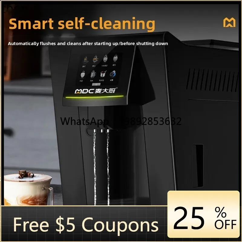 

ZZ Coffee Machine Italian Grinding Bean Extractor Office American Coffee Machine