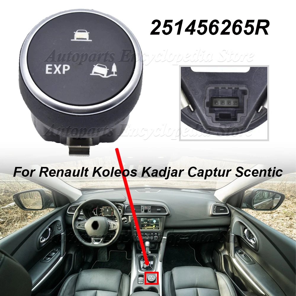 For Renault Koleos Kadjar Captur Scentic Car Accessories 251456265R New Multi-Road Conditions Mode EXP Adjustment Switch
