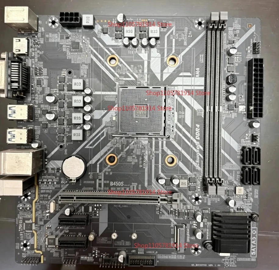 For Onda B450S Main Board AM4 Interface, Support Ryzen 1st To 5th Generation CPU DDR4 M.2 NVMe Desktop Main Board