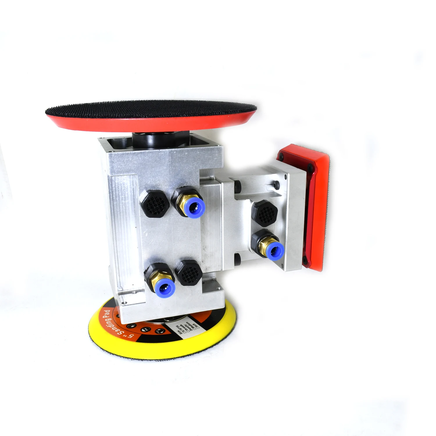 Mechanical arm pneumatic random track sanding machine pneumatic tool automation system three head sanding machine