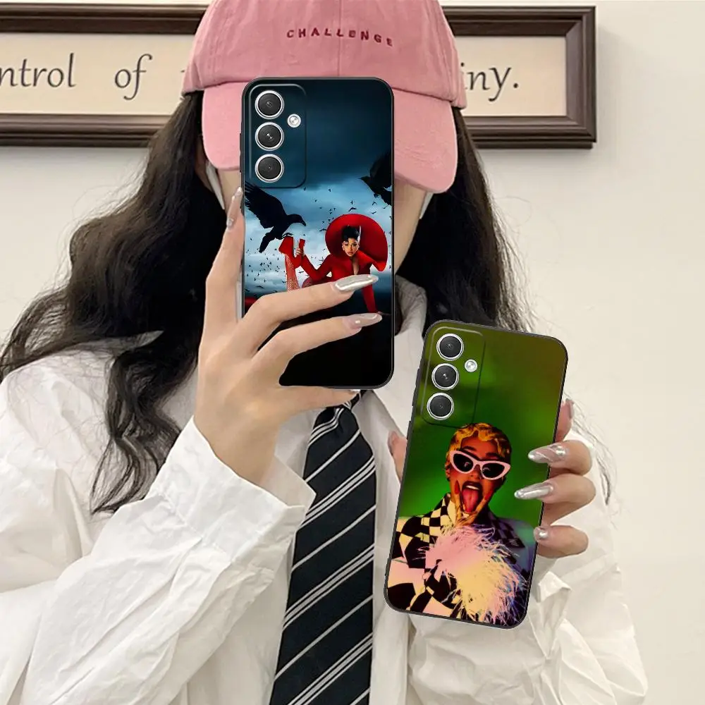 

Чехол для мобильного телефона Cardi B для Samsung Galaxy S25 S24 S23 S22 S21 S20 Note20 Plus FE Ultra Color Protective Pretty Luxury