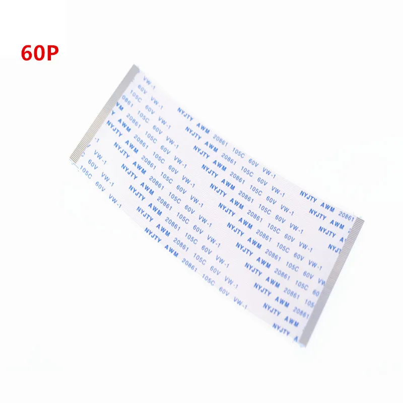 60Pin w/ Hook AWM 20706 / 20861 105C 60V VW-1 FFC Ribbon Cable
