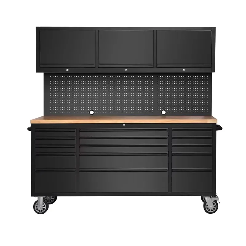 

430 Stainless Steel Heavy Duty Tool Cabinet Chest Workshop Storage Workbench Combination With Drawers