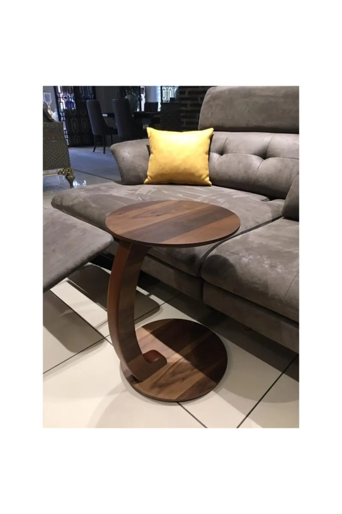 Table basse de luxe en noyer C