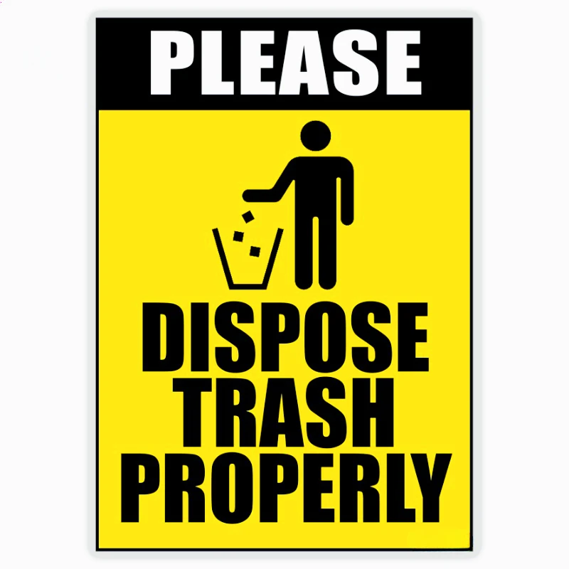 

Самоклеящиеся декоративные наклейки. Соответствующий мусорный знак. Подходит для бамперов и окон. 13 см. ПВХ KK.