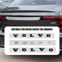 1pc 3D ABS Plastic Car Trunk Big Badge Volvo Letter Emblem Sticker Decal For volvo S80L XC60 XC90 S60 S80 V50 V40 Accessories