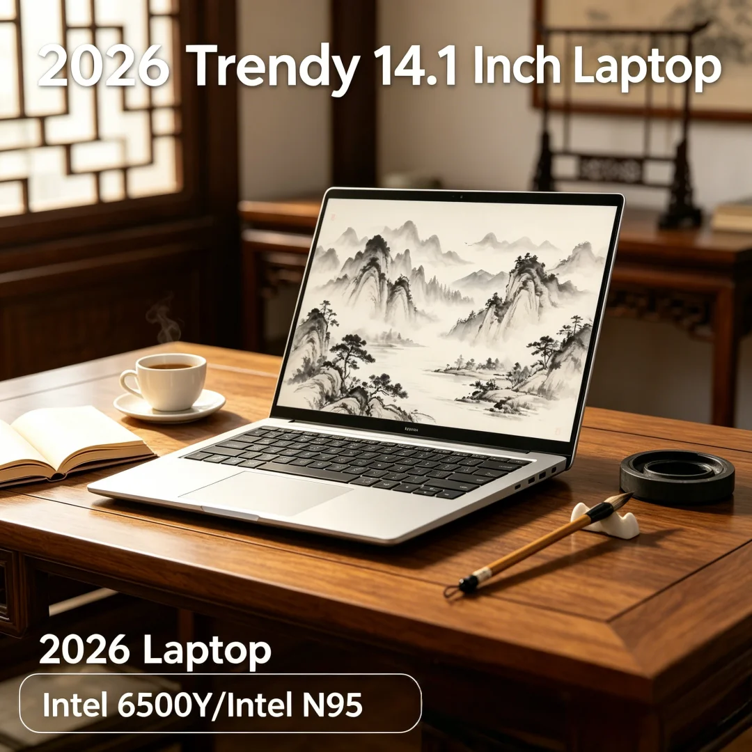 

Elite 2026new 14.1 Inch FHD Elysian Ultrathin Laptop Intel N95/Intel 6500Y Win11 DDR4 16GB/32GB SSD Obscurant Cosmopolitan
