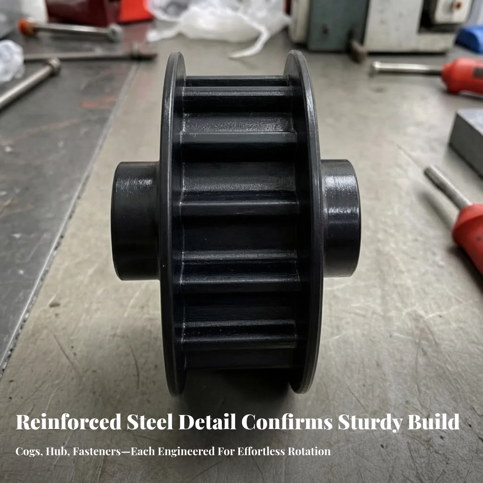 Garage Door Pulley with Hardware Replacement Belt Drive Pulley Quiet Heavy Duty for Homeowners