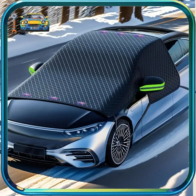 Car Windshield Snow… - image